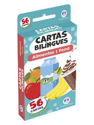 Flash Cards Cartas Bilíngues - Alimentos - Food