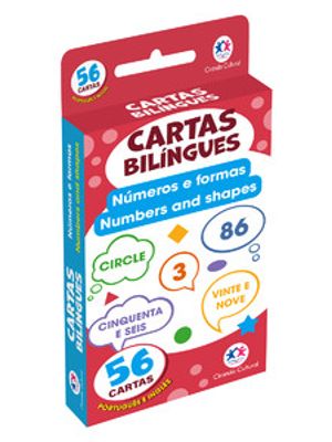 Flash Cards Cartas Bilíngues - Números e Formas - Numbers and Shapes