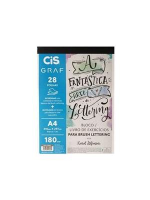 Livro Bloco Exercicios Lettering A4 180G/M - 70.0000