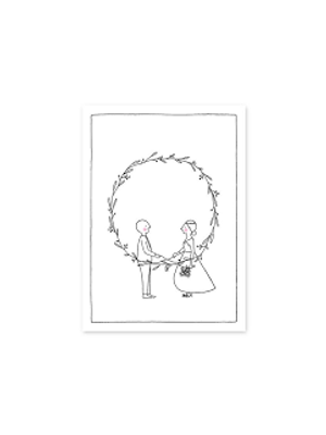 Cartão Anna Cunha Casamento