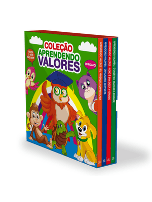 Coleção Aprendendo Valores - Box com 4 Livrinhos