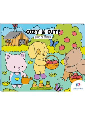 Cozy and Cute - Livro de Colorir
