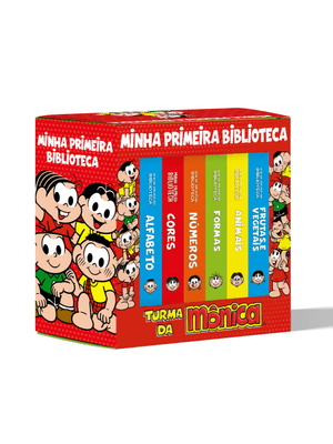 Box - Turma da Mônica Coleção Minha Primeira Biblioteca