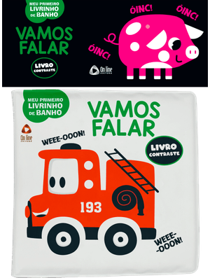Meu Primeiro Livrinho Contraste de Banho - Carrinho