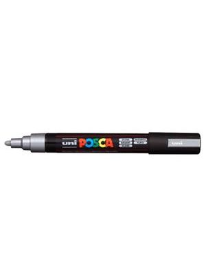 Marcador Posca Pc-5M/1 Ponta 2,5Mm Prata- Blister - 7.5016