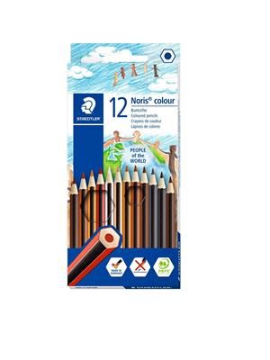 Lapis de Cor Staedtler Pessoas do Mundo C/12 Cores - 185 C12pow02