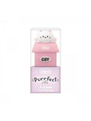 Apontador 1 Furo S/Deposito Purrfect Cats