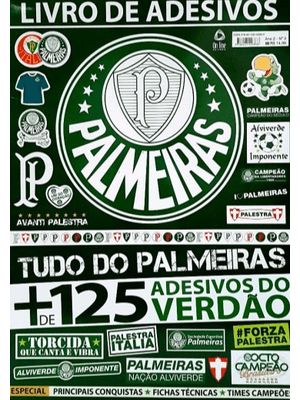 Livro de Adesivos Palmeiras - Tudo do Palmeiras