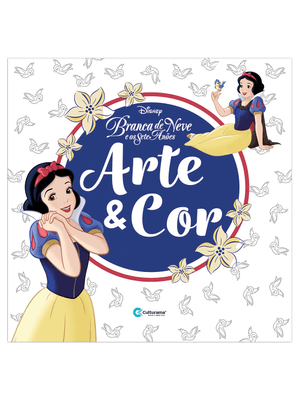 Arte e Cor Branca de Neve: Livro para Colorir da Disney!