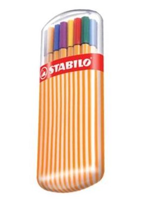 Caneta Stabilo Point 88(Zebrui), 0.4Mm C/20 Cores Sortidas -120.4300