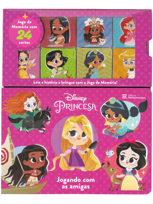 Princesa – Jogando com as Amigas: Livro + Jogo da Memória