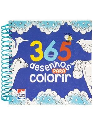 365 Desenhos para Colorir Azul