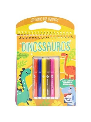 Colorindo por Números: Dinossauros