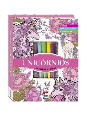 Meu Superlivro Brilhante de Arteterapia! Unicórnios