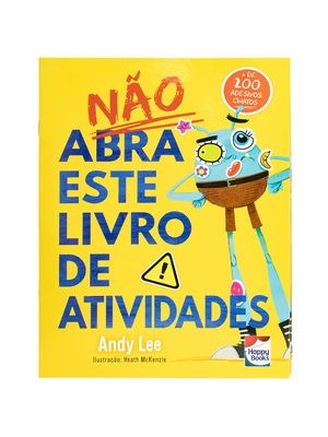 Não Abra Este Livro de Atividades com Adesivos