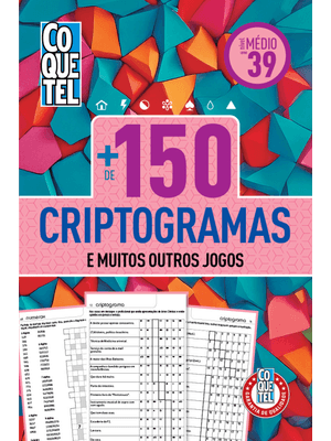 Livro Coquetel Mais de 150 Criptogramas 39