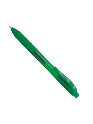 Caneta Energel X Retrátil 0,7Mm Tinta Verde Bl107-Dn