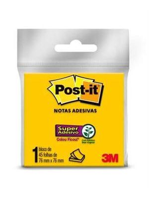 Post-It 654 45Fls - Amarelo Neon
