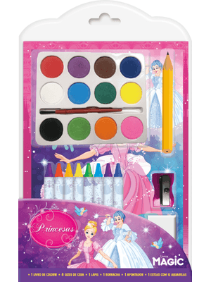 Princesas - Minikit com Aquarela