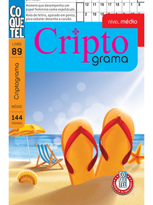Livro Coquetel Criptograma Nível Médio Ed 89
