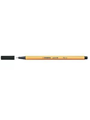 Caneta Stabilo Point 88/46 Preta - 118.6100