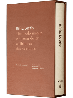 Bíblia Lectio, Nova Versão Internacional (Nvi23), Tecido sobre Capa Dura