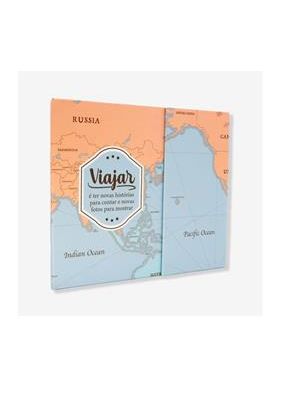 Planner Capa Dura 19X16,5Cm Viagem - 10072335